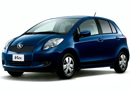 Ворсовые коврики на Toyota Vitz II 2005 - 2010 в Саратове