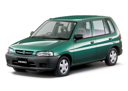 Ворсовые коврики на Mazda Demio I (DW) 1996 - 2002 в Саратове