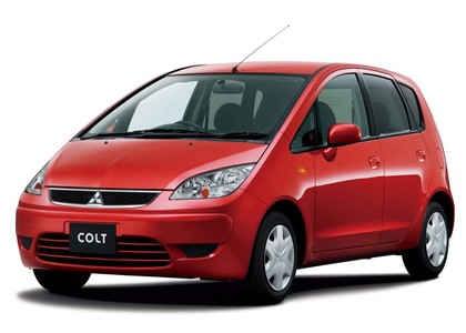 Ворсовые коврики на Mitsubishi Colt VI 2002 - 2012 в Саратове