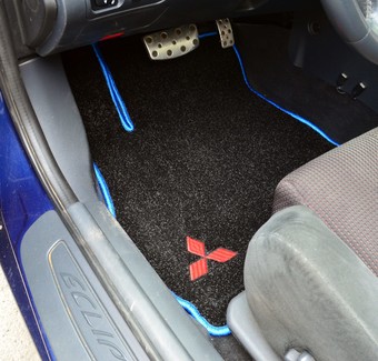 Ворсовые коврики на Mitsubishi Eclipse IV 2005 - 2011 в Саратове