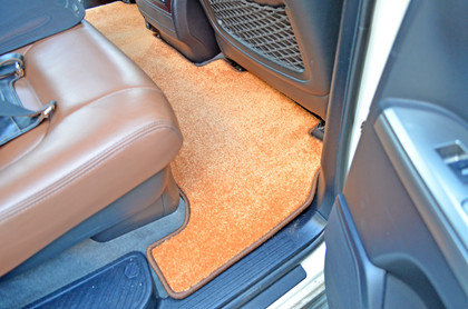 Ворсовые коврики на Toyota Land Cruiser 200 2007 - 2021 в Саратове