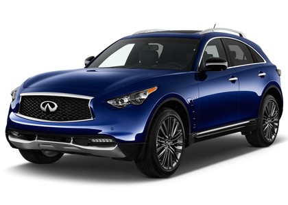 Ворсовые коврики на Infiniti QX70 2013 - 2019 в Саратове