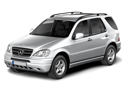 Ворсовые коврики на Mercedes ML (W163) 1997 - 2005 в Саратове