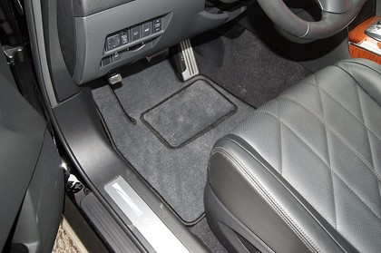 Ворсовые коврики на Infiniti QX70 2013 - 2019 в Саратове