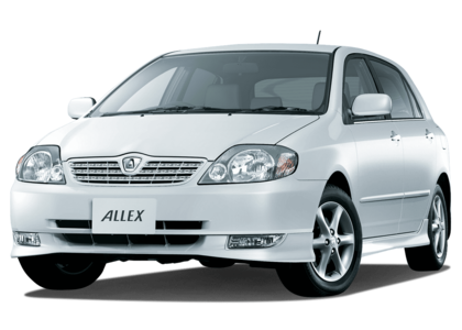 Ворсовые коврики на Toyota Allex 2001 - 2006 в Саратове