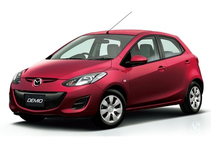 Ворсовые коврики на Mazda Demio III (DE) 2007 - 2014 в Саратове