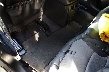 Ворсовые коврики на Infiniti QX70 2013 - 2019 в Саратове