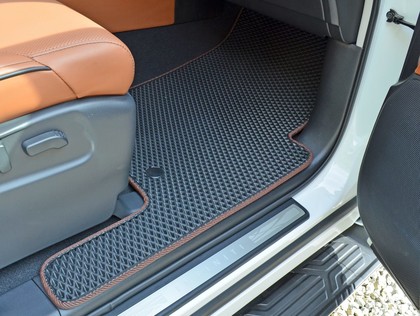 Ворсовые коврики на Nissan Patrol (Y62) 2010 - 2025 в Саратове
